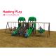 Kid Plastic Amusement Park Outdoor Playground Slides About 7 Volume Cubic Meter