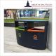 Two Compartment SGS RAL Classified Trash Can