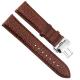 Soft Crocodile Leather Watch Strap Bands With Folding Clasp