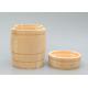 Natural Color Mini Wooden Barrels Essential Oil And Perfume Packaging