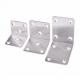 Custom Zinc Plated Carbon Steel Angle Bracket Galvanized Metal Steel Wood Connector Angle Corner Brackets
