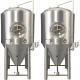 PLC / DCS Stainless Steel Beer Brewing System , 1500L Industrial Beer Brewing Equipment
