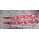 Red lanyard with release buckle, custom printed neck ribbon with plastic buckle,