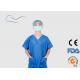 Non Woven Disposable Scrub Suits PP Plastic Material Short Sleeves Type