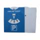 Blue Car Universal Timer Clock Parking Disc with Arrival Time Display Item No. HM601