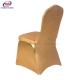 Modern Gold Stretch Spandex Chair Covers And Sashes For Weddings Events
