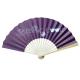 Folding Chinese Style Hand Fan Plum Blossom Double Sided Bamboo Paper Fan
