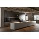 Modern Industrial Style Kitchen Cabinets Tailored Melamine Grey Kitchen System