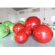 Customized Inflatable Christmas Decoration Big Hanging Mirror Ball , Giant Reflective Inflatable Mirror Balloon