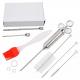 Outdoor Stainless Steel Turkey BBQ Tools And Accessories Injector Marinade Set