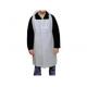 Disposable PE Apron with Short Sleeves with Open Back PE Kitchen Aprons, Medical Household PE Apron, Surgical Apron