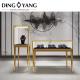 Fashion Modern Simple Popular Golden Jewellery Shop Counter Furniture , Beautiful Appearance Firm Structure