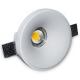Round Shape 5W Trimless Recessed LED Downlights Gypsum Housing