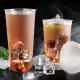 Disposable Juices Tea U Shaped Plastic Cups With 90mm 95mm Diameter