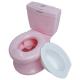 Pink Plastic Baby Potty Toilet EN71 Certified Pure Color Design Custom Logo Available