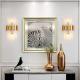 G9 LED Functional Decor Modern Crystal Wall Sconces Gold Finish