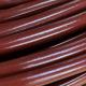 8mm Silicone Fiberglass Sleeve Brown Red Braided Coated