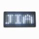 Programmable white light LED message display cap