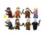 Movie characters harry series hogwarts malfoy potteres action figures building block toys