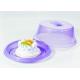 Cute Plastic purple Kitchen wares Cake Box XJ-2K040