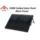 Black Frame Solar Panels , Solar Power Panels For Camping Easy Operation