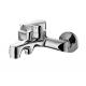 Wall Mounting Bath Mixer Taps  Single Handle Chrome Bath Faucet Rust Proofing