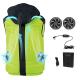 Grey 3XL Aircon Clothes Sunscreen Air Conditioned Work Suit
