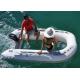V Shape Transparent Inflatable Boat Convenient Carry 3.6m With Two Piece Aluminum Oars