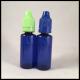 Pharmaceutical PET E Liquid Bottles 20ml Blue Excellent Low Temperature Performance