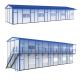 Modern K Type Light Steel Structure Prefab House With PVC Sliding Window
