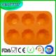 Silicone Muffin Pan Tray Jelly Cupcake Candy Mold Chocolate Mold 6 Flowers