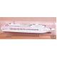 Hand Made Sun Princess Cruise Ship  Models Engraving Printing Hull Logo Printing