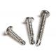 A2 A4 Galvanized Metal Drill Bit Tip Screws 3.5mm X 10mm - 6.3 X 200mm AS DIN7504N