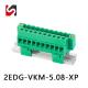2EDG-VKM-5.08 300V 10A Din Rail Terminal Blocks supplyers