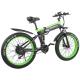 48V 12AH 500W Folding Electric Bicycle With 26*4.0 Fat Tyre Foldable Lithium Battery