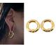 BODY PUNK Piercing Earring Ring Ear Stretcher Expander Weights BCR Gold Captive Ball Closure Nose Septum Ring 2.5mm 4mm