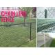 Black PVC Coated Chain Link Panels/Cyclone Fence 1.5m*10m*60mm*3.5mm