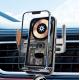 Tempered Glass Wireless Fast Charger Smart Mobile Phone Stand Car Mounted