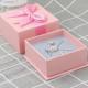 Pink Custom Rigid Box Packaging CMYK Offset Printing , Silver Printing