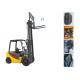 Lifting 6 Meters 3 Ton Electric Forklift , Triplex Wide View Mast Small Electric Forklift