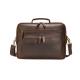 Antiwear Practical Leather Business Briefcase , Durable Leather Laptop Bags For Men