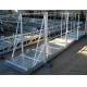 Steel / Aluminium Outfitting Equipment Marine Ladder With Roller In 8 Meter Length