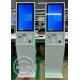 Palmprint Reader White Led Strip Fingerprint Self Service Kiosk Machine 27 Inch Windows Pc All In One