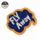 Fly Away Diy Embroidered Patches Bright Color 19 * 16.5CM Size For Decoration