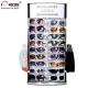 Custom 2-Way Sunglasses Display Case , Wooden Sunglasses Display For Retail Shop