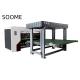 Servo Drive Vertical And Horizontal Integration Honeycomb Cardboard Cutting Machine With Auto Kick Feeder