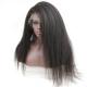 12-14inch Italian Raw Pre Pluck Yaki Kinky Straight 360 HD Swiss Full Lace Frontal Human Hair Wig