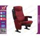 Tip - Up Seat Automatic Return Cinema Room Seating Ground Fixed With Folding Cup Holder