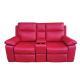 5 Seat Leather Cinema Lounge Seating With Reclining Chairs