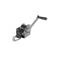 800 Lb 1000 Lb Manual Hand Winch With Strap , Soft Rubber Handle